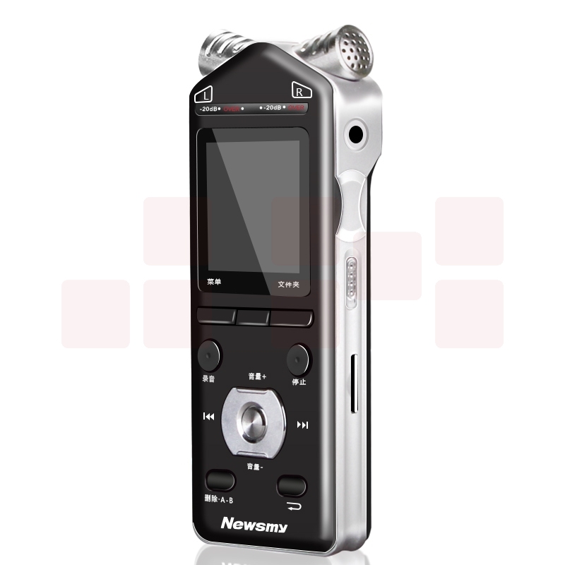 纽曼（Newsmy）录音笔 PD61 16G 远距智能高清降噪 1.4英寸彩屏 学习培训商务会议记录留证 黑色