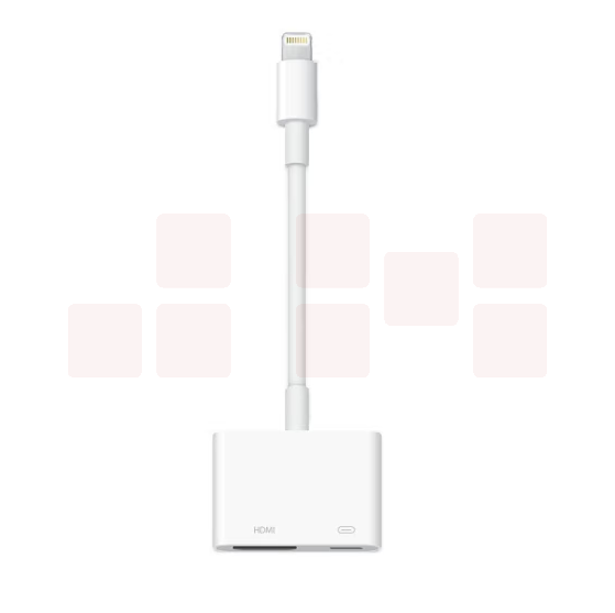 Apple Lightning/闪电数字影音转换器/HDMI iPhone转接头 iPhone投屏  货号：LJ