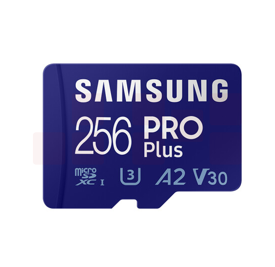 三星 256GB TF（MicroSD）存储卡PRO Plus U3 V30读160MB/s写120MB/s MB-MD256KA/CN
