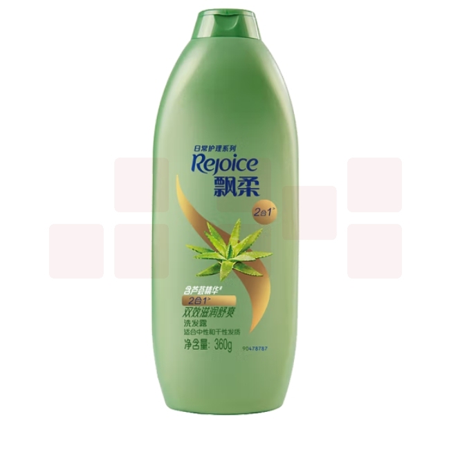 飘柔 洗发露 360g芦荟长效止痒滋润洗发水