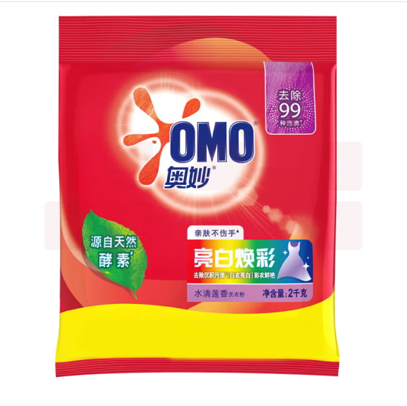 奥妙  深层洁净洗衣粉 怡神薰衣草  2KG/袋  货号：ZF