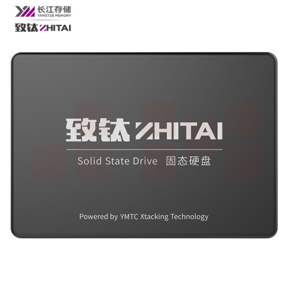 致钛（ZhiTai）长江存储 256GB SSD固态硬盘 SATA 3.0 接口 SC001 Active系列