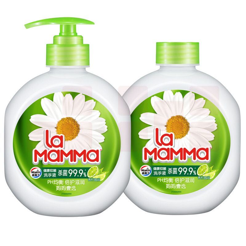 威露士 滋润抑菌 洗手液 525ml 青柠盈润 2瓶装