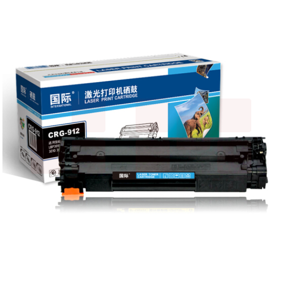 国际 CRG-912 硒鼓 适用于佳能LBP3018 LBP3050 LBP3108 LBP3010 LBP3100 MF3010 惠普HP CE285A P1102