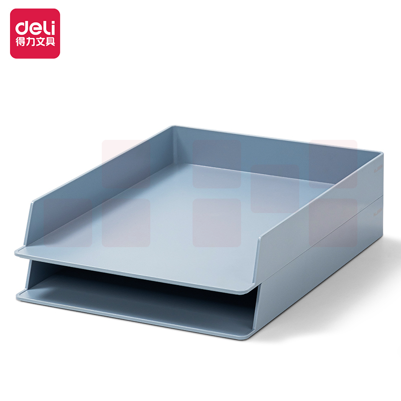 纽赛NS021S文件盘(2个/套)(蓝色)DIY创意组装文件框 单位；套