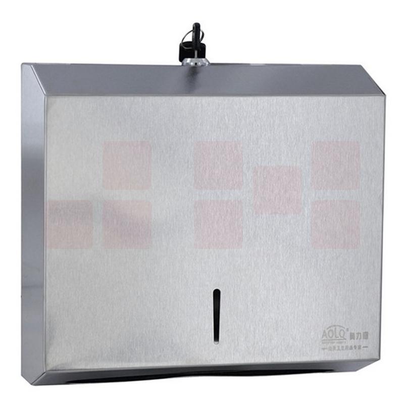 奥力奇 EQ-209 不锈钢擦手纸盒 1只  货号：ZJ