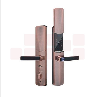 指纹锁 家用防盗防水全自动密码锁 单面防水 智能门锁  货号：JC