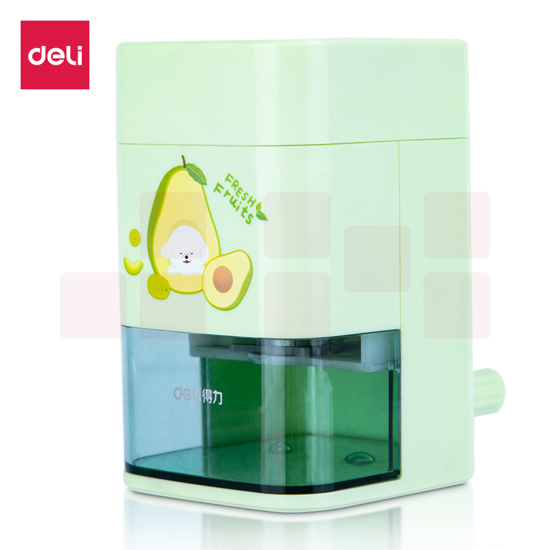 得力71154自动进笔削笔机/转笔刀/卷笔刀自动排除断芯 (绿)