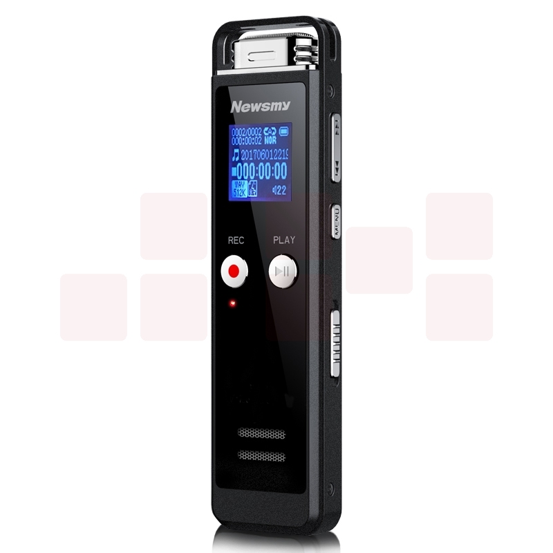 纽曼（Newsmy）录音笔 RV75 16G 发烧级无损录音 学习培训商务会议记录留证 MP3播放器 炫酷灰