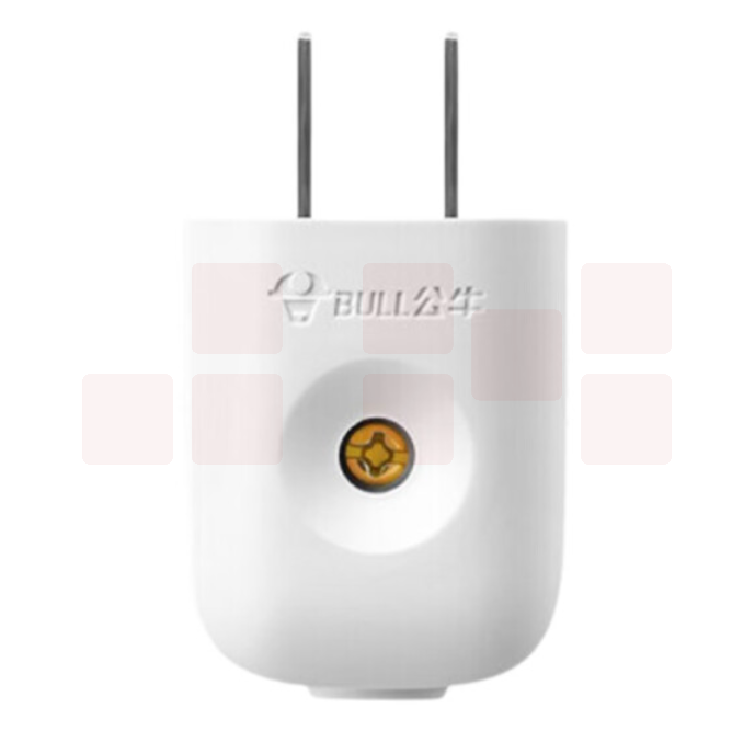 公牛 10A二极插头 二眼插头 GNT-10L1S 二脚插头 220v