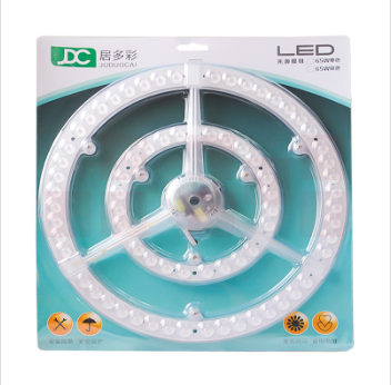 居多彩 LED吸顶灯光源65W/白光暖光双色调光/奔驰款高亮模组透镜/直径350mm（适用于底盘450mm以上吸顶灯替换）