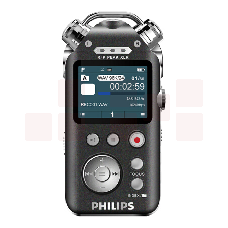 飞利浦（PHILIPS）VTR8800 16G 高端精选 录音笔 12通道发烧HIFI音乐播放器