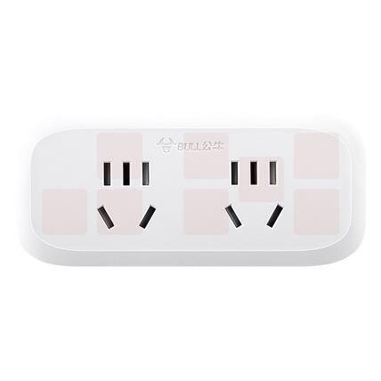 公牛（BULL)GN-904 /转换插头转换插座/国标电源转换器/一转四/