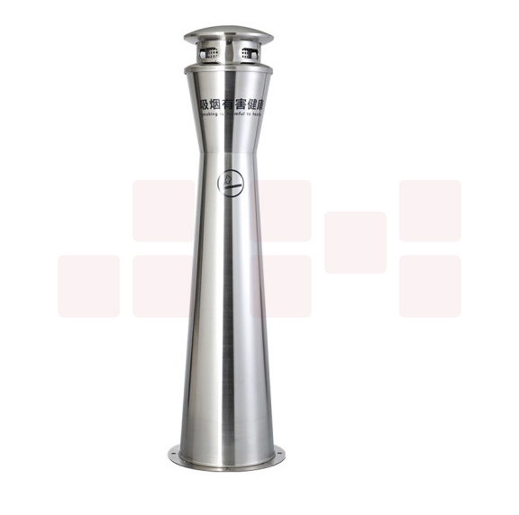 不锈钢立式烟灰桶  烟灰柱烟蒂柱  270*110cm  货号：YC