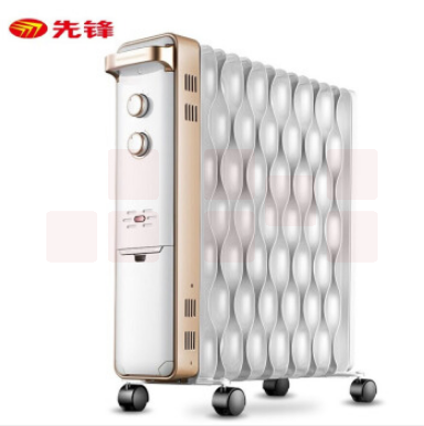 先锋    DS1555 取暖器 电暖器 家用电暖气片 电热油汀 加热器 14片大面积取暖 节能省电升温快