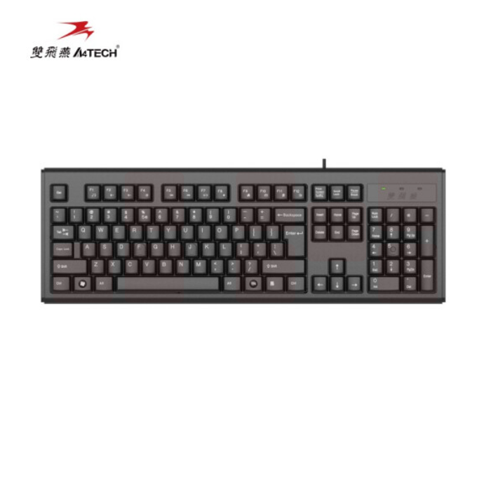 爱国者（aigo）有线键盘台式笔记本电脑外设家用办公游戏商务吃鸡USB舒适手托防水静音