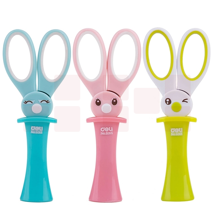 得力 6065 学生剪刀 135mm (单位:台) 混色