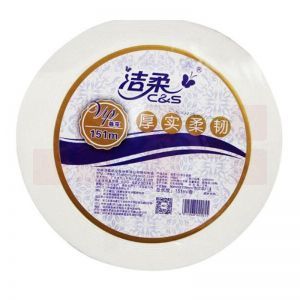 洁柔小盘纸 AX022-01 3层 90*115mm 151米 12卷/箱