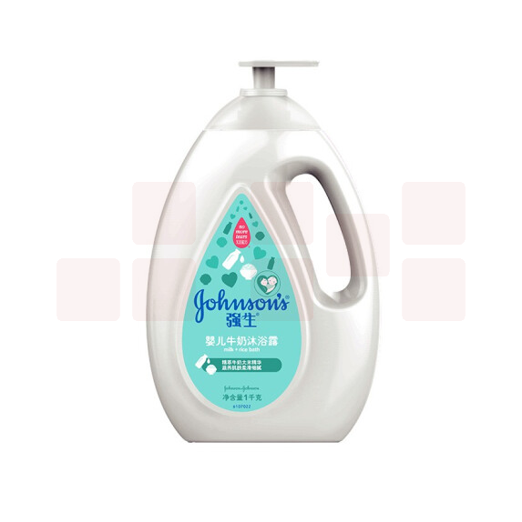 强生 婴儿牛奶沐浴露1千克儿童洗护男女宝宝沐浴乳液