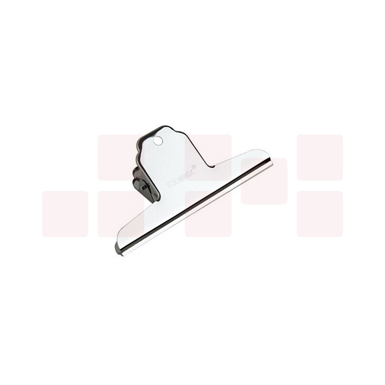 齐心B3619强力山形票夹(2#,3只/袋,18只/盒,盒装)镍3只/袋(袋)