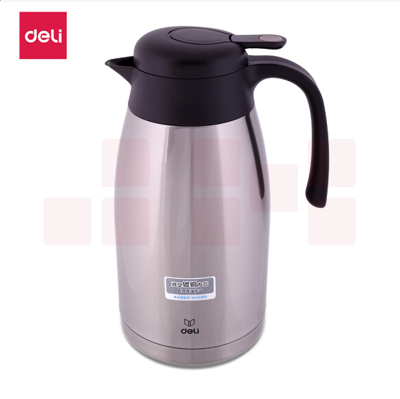 得力 2L不锈钢真空保温壶（161*151*283mm） 17755