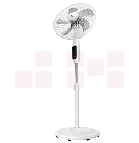 美的（Midea）FS40-18AR变频电风扇 落地遥控版 9叶