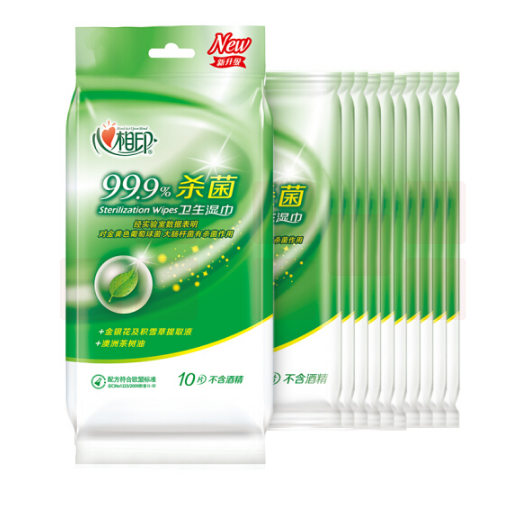 心相印 XCA001 湿纸巾 10片/袋 *24袋装