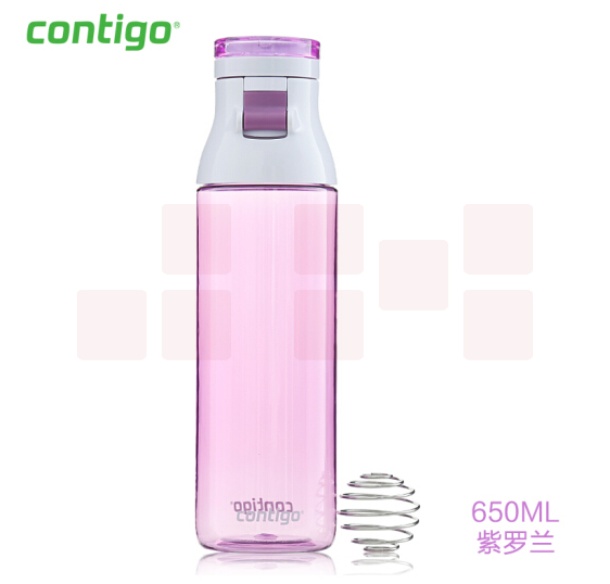 CONTIGO    美国 杯户运动水杯外防漏便携蛋白质粉摇摇杯-杰克逊650ML 紫罗兰色HBC-JAC002