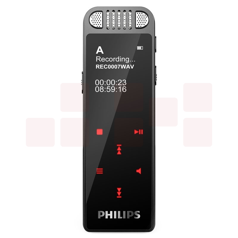 飞利浦（PHILIPS）VTR8060 16GB 会议 学习记录 WIFI 语音转文本 APP文件传输分享 智能数字降噪录音笔 锖色