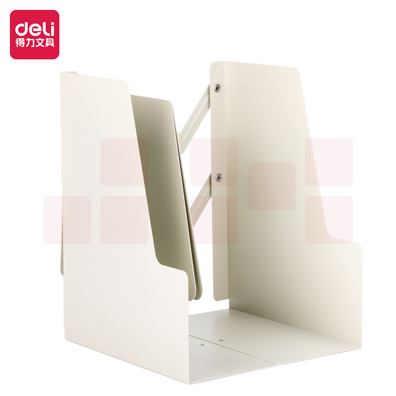 得力78641伸缩书立(米白)最大长度415mm