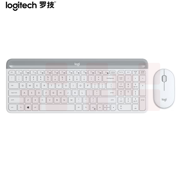 罗技 MK470 键鼠套装 无线键鼠套装 全尺寸超薄 无线2.4G接收器