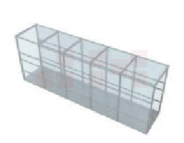 紧急避险训练器材 长5000mm×宽1060mm×高1870mm