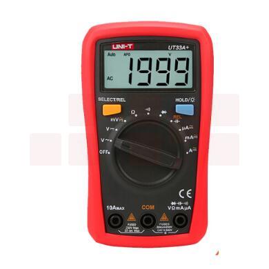 优利德(UNI-T)增强版自动防烧小型数显万用表UT33A+