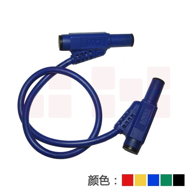 电子实验4MM彩色护套测试线KT4ABD52叠插跌插香蕉头  100CM