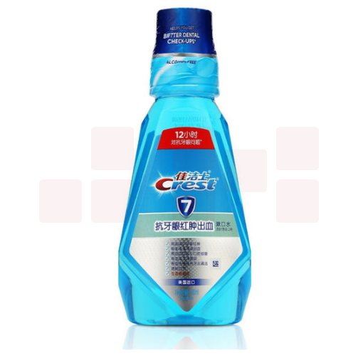 佳洁士 500ML漱口水 抗牙龈红肿出血长效保护牙龈 防出血（12瓶/盒）