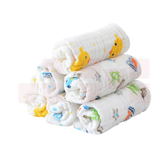 纱布毛巾  儿童毛巾 25*25