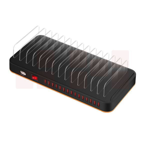 15口USB插座多口  通用充电器 智能排插 插线板全USB插排