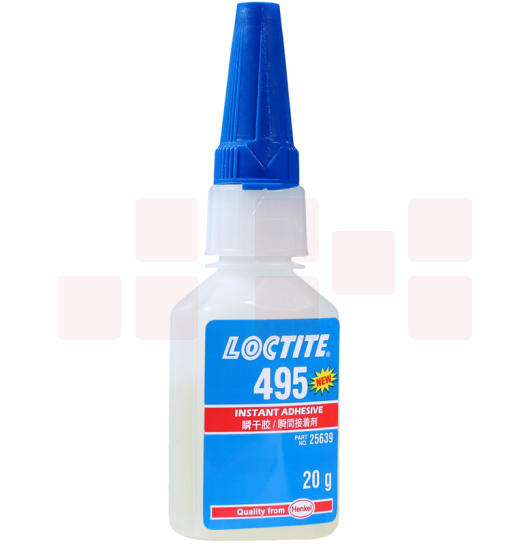 乐泰（LOCTITE）汉高乐泰 Loctite 495 瞬间胶水快干胶速干胶通用型粘金属 20g