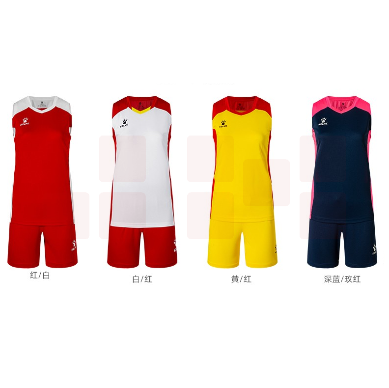 卡尔美/KELME  3802254 女款训练服 运动短袖组队服