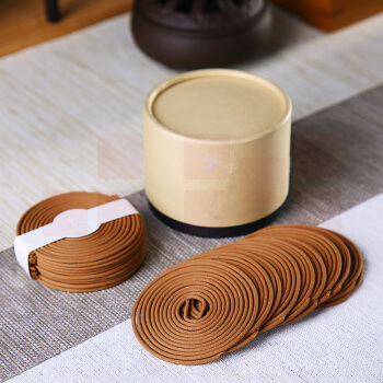 老山檀香40片装盘香   家用办公室除味熏香  20盘/40片