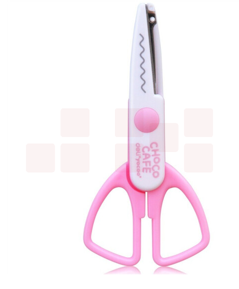 得力 95373 花边剪 136mm (单位:把) 混色