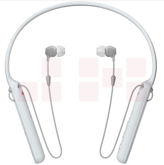 索尼（SONY） WI-C400 颈挂入耳式无线蓝牙耳机挂脖式立体声低音  白色/黑色/蓝色/红色