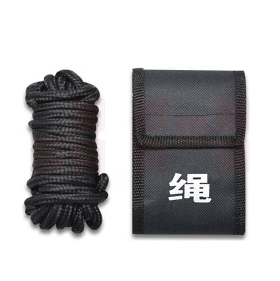约束绳 安保约束绳  尼龙固定安全绳 黑色5米