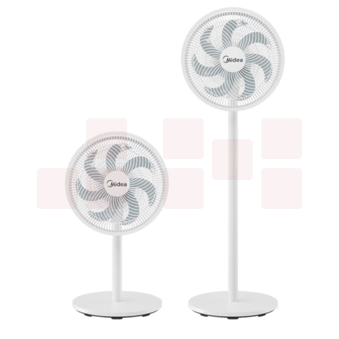 美的 7叶 静音电风扇 落地扇 七叶大风力轻音摇头扇