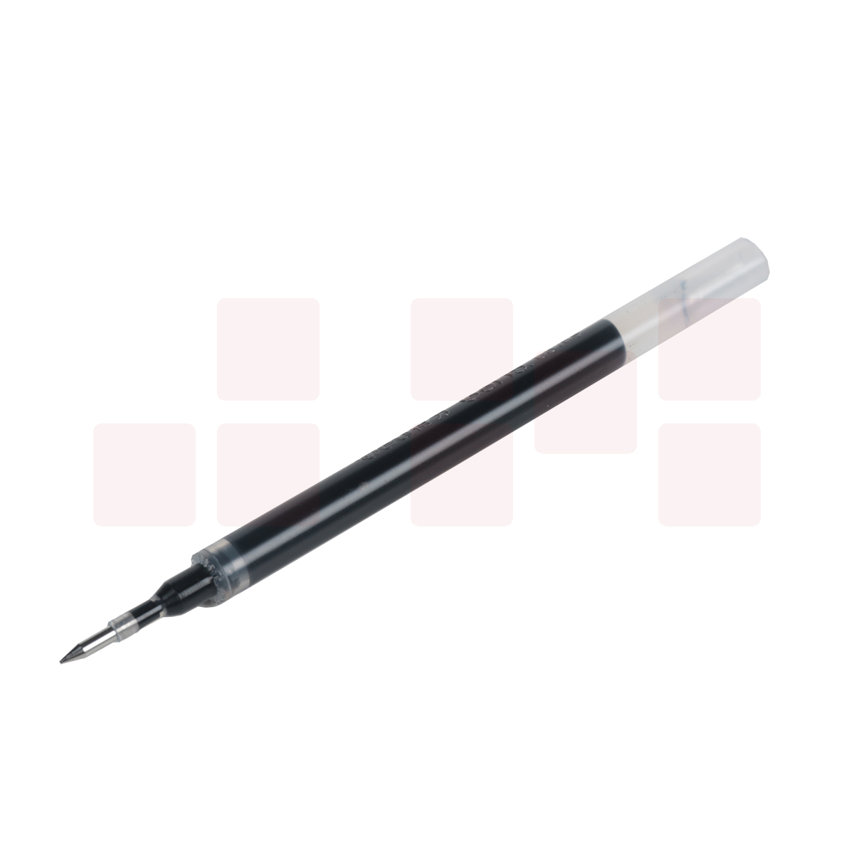 得力S755大容量中性笔芯0.5mm子弹头(黑)(10支)