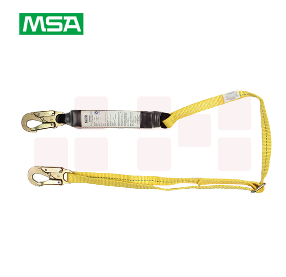 梅思安/MSA 10106901单腿吸震绳 长度可调节 两端均为19mm开口挂钩