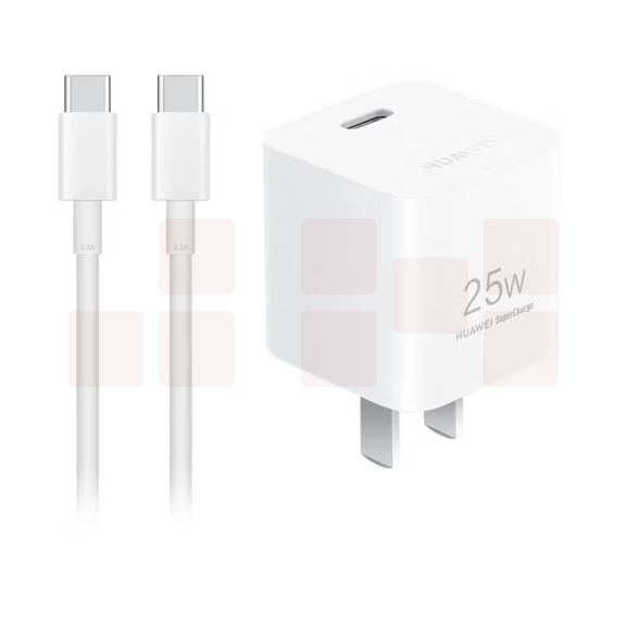 华为 超级快充充电器(Max25W) 附Type-C转Type-C线/兼容PD 20W/
