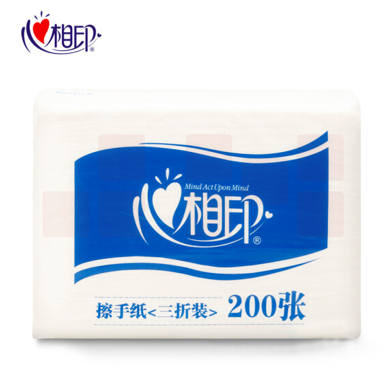 心相印商务擦手纸 CS001 225cm*215cm*1层/张 200张/包