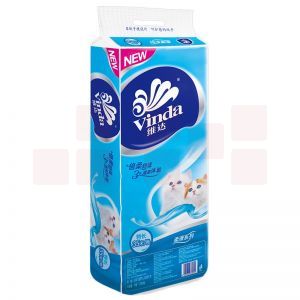 维达(Vinda) 卷纸 柔滑3层173g卫生纸巾*10卷