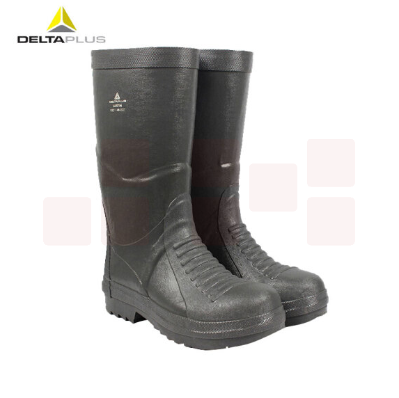 代尔塔 301401 防化救援安全靴 防砸防刺穿耐酸碱耐油耐250℃高温